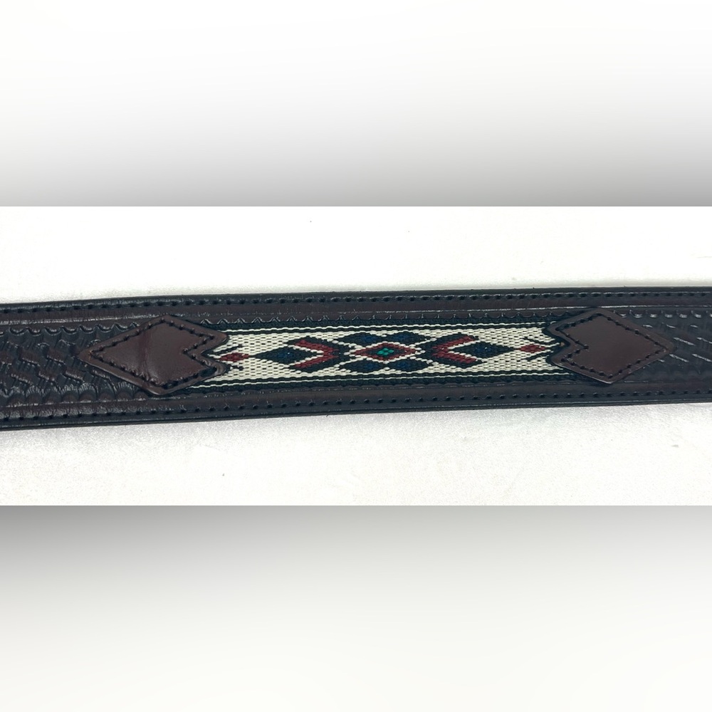 Vintage Southwestern Aztec Western Concho Belt - Picture 9 of 13